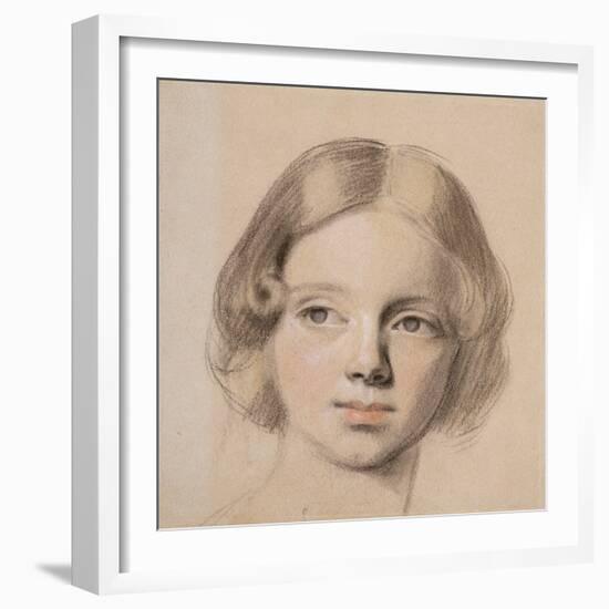 Head of Emma Sandys-Anthony Frederick Augustus Sandys-Framed Giclee Print