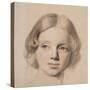 Head of Emma Sandys-Anthony Frederick Augustus Sandys-Stretched Canvas