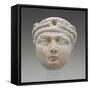 Head of Emperor Honorius as a Child, Late 4Th Century AD (Marble)-Roman-Framed Stretched Canvas