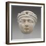 Head of Emperor Honorius as a Child, Late 4Th Century AD (Marble)-Roman-Framed Giclee Print