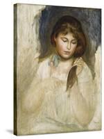 Head of Gabrielle, 1895-Pierre-Auguste Renoir-Stretched Canvas