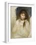 Head of Gabrielle, 1895-Pierre-Auguste Renoir-Framed Giclee Print