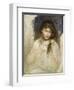 Head of Gabrielle, 1895-Pierre-Auguste Renoir-Framed Giclee Print