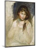 Head of Gabrielle, 1895-Pierre-Auguste Renoir-Mounted Giclee Print