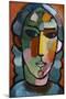 Head of Girl; Madchenkopf, C. 1915-16-Alexej Von Jawlensky-Mounted Premium Giclee Print