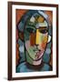 Head of Girl; Madchenkopf, C. 1915-16-Alexej Von Jawlensky-Framed Giclee Print