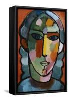 Head of Girl; Madchenkopf, C. 1915-16-Alexej Von Jawlensky-Framed Stretched Canvas