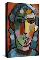 Head of Girl; Madchenkopf, C. 1915-16-Alexej Von Jawlensky-Stretched Canvas