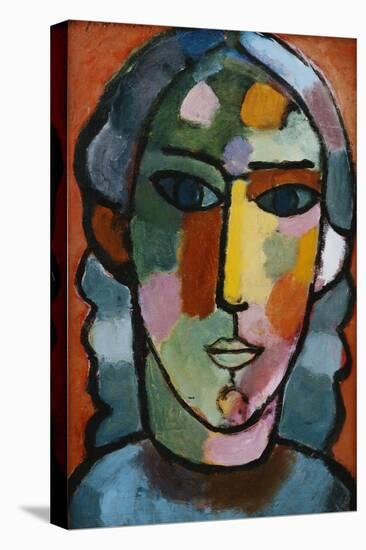 Head of Girl; Madchenkopf, C. 1915-16-Alexej Von Jawlensky-Stretched Canvas