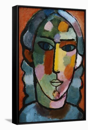 Head of Girl; Madchenkopf, C. 1915-16-Alexej Von Jawlensky-Framed Stretched Canvas