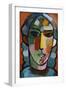 Head of Girl; Madchenkopf, C. 1915-16-Alexej Von Jawlensky-Framed Giclee Print