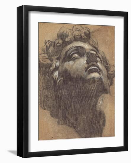 Head of Giuliano De' Medici (1479?151), 1540S-Jacopo Tintoretto-Framed Giclee Print