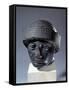 Head of Gudea, Prince of Lagesh, from Telloh Neo-Sumerian, C.2150-null-Framed Stretched Canvas