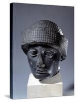 Head of Gudea, Prince of Lagesh, from Telloh Neo-Sumerian, C.2150-null-Stretched Canvas