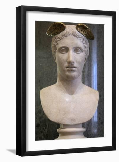 Head of Hermes, Early 2nd Century-null-Framed Photographic Print