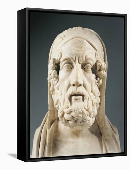 Head of Homer-null-Framed Stretched Canvas