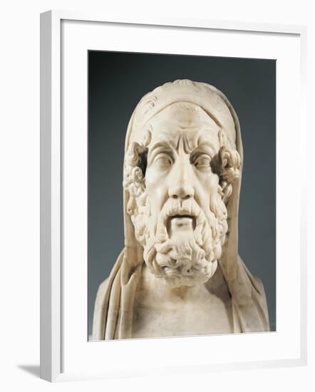 Head of Homer-null-Framed Giclee Print