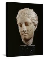 Head of Hygeia, Greek Goddess of Health, Marble, c. 350 BC Classical Greek-null-Stretched Canvas