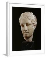 Head of Hygeia, Greek Goddess of Health, Marble, c. 350 BC Classical Greek-null-Framed Photographic Print