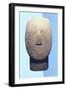 Head of Idol Sculpture, Greece, Cycladic Civilization, 3500-1050 Bc-null-Framed Giclee Print