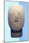Head of Idol Sculpture, Greece, Cycladic Civilization, 3500-1050 Bc-null-Mounted Giclee Print