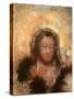 Head of Jesus-Odilon Redon-Stretched Canvas