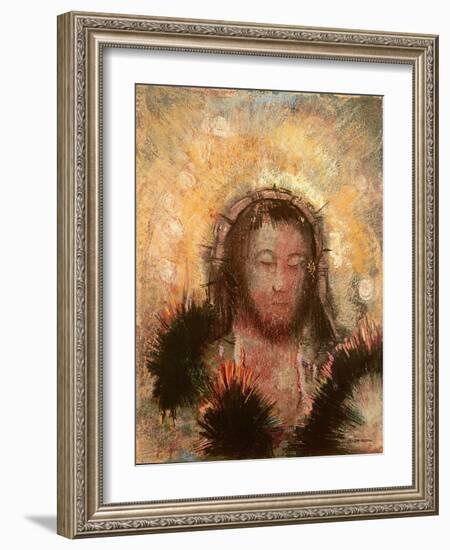 Head of Jesus-Odilon Redon-Framed Giclee Print