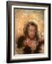 Head of Jesus-Odilon Redon-Framed Giclee Print