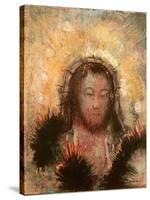 Head of Jesus-Odilon Redon-Stretched Canvas