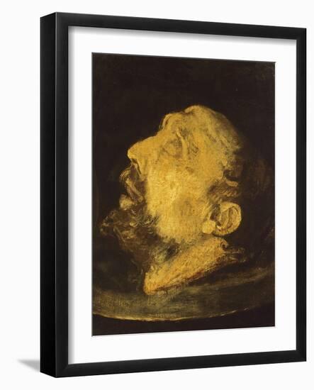 Head of John Baptist-Giovanni Battista Crespi-Framed Giclee Print