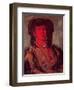 Head of Kate One Horn-George Catlin-Framed Giclee Print