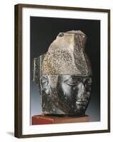 Head of King Taharka from Thebes-null-Framed Giclee Print