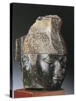Head of King Taharka from Thebes-null-Stretched Canvas