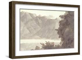 Head of Lake Geneva-Francis Towne-Framed Giclee Print