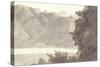 Head of Lake Geneva-Francis Towne-Stretched Canvas