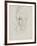 Head of Liberty (Graphite Pencil on Paper)-Eugene Delacroix-Framed Giclee Print