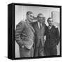 Head of London Film Productions Alexander Korda with His Brothers Vincent Korda and Zoltan Korda-Nat Farbman-Framed Stretched Canvas