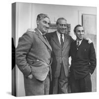 Head of London Film Productions Alexander Korda with His Brothers Vincent Korda and Zoltan Korda-Nat Farbman-Stretched Canvas