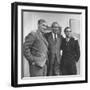 Head of London Film Productions Alexander Korda with His Brothers Vincent Korda and Zoltan Korda-Nat Farbman-Framed Premium Photographic Print