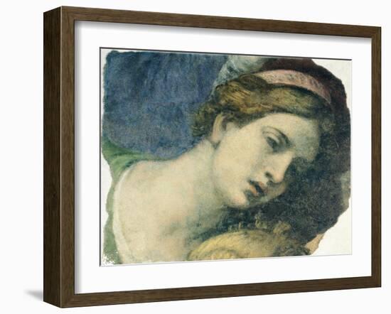 Head of Magdalene-Guido Reni-Framed Giclee Print