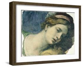 Head of Magdalene-Guido Reni-Framed Giclee Print