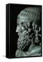 Head of Man with Headband, a More Than Life-Size Bronze Statue Found Italy, in 1972-Phidias-Framed Stretched Canvas