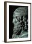 Head of Man with Headband, a More Than Life-Size Bronze Statue Found Italy, in 1972-Phidias-Framed Giclee Print