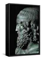 Head of Man with Headband, a More Than Life-Size Bronze Statue Found Italy, in 1972-Phidias-Framed Stretched Canvas