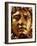 Head of Medusa, Gilded Bronze, 2nd - 3rd century, from Temple of Asclepius, Ulpia Traiana, Romania-null-Framed Photographic Print