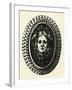 Head of Medusa on Shield-null-Framed Giclee Print