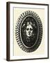 Head of Medusa on Shield-null-Framed Giclee Print