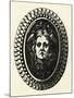 Head of Medusa on Shield-null-Mounted Giclee Print