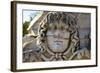 Head of Medusa, Temple of Apollo, Didyma, Anatolia, Turkey, Asia Minor, Eurasia-Neil Farrin-Framed Photographic Print