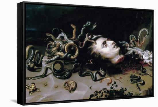 Head of Medusa-Peter Paul Rubens-Framed Stretched Canvas